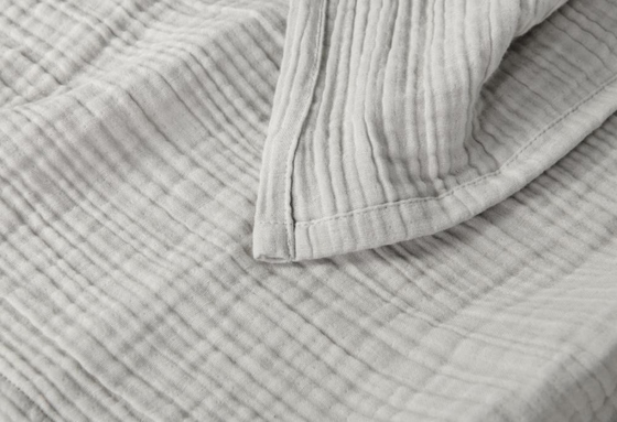 संवेदनशील त्वचा पर कोमल Xl मसलिन कंबल ग्रे मसलिन कंबल