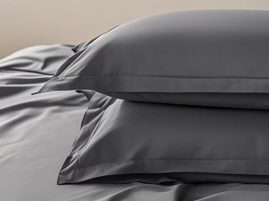 OEM Tencel Lyocell कम्फर्टर सेट डार्क ग्रे आरामदायक ट्विन कम्फर्टर सेट